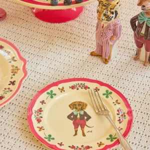 Rice: Vintage lunch bord | Nathalie Lété Vol. 2 Rood MESPL-VINAT2R