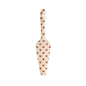 Rice: Melamine taart schep - Favorite Hearts Print Rood MECAS-FAVXCPRK