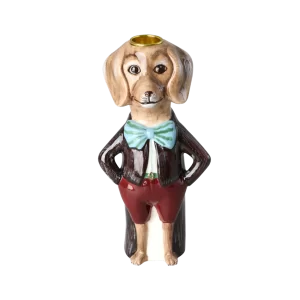 Rice: Kandelaar - Hond keramiek | Nathalie Lété CDHOL-NLDOG