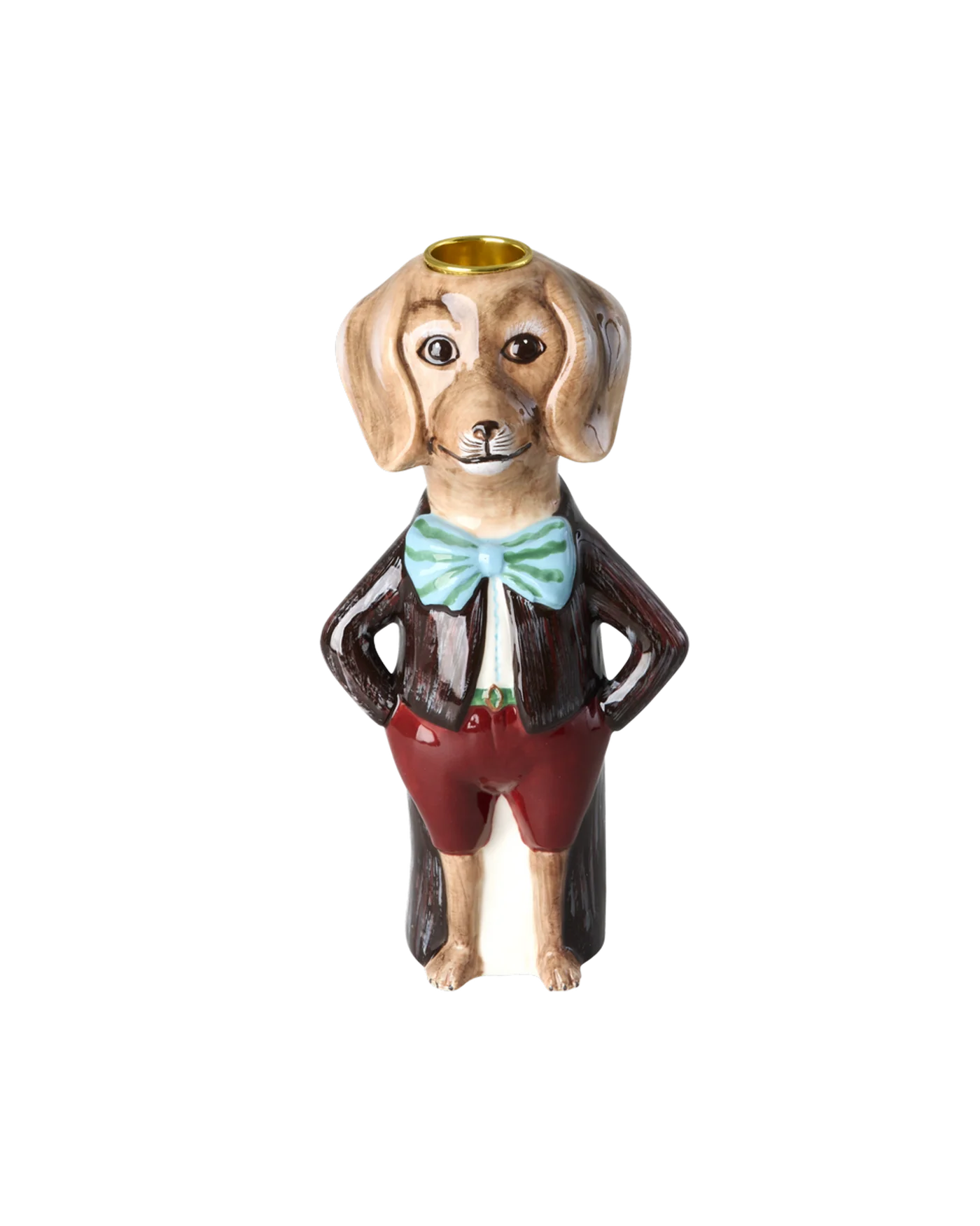 Rice: Kandelaar - Hond keramiek | Nathalie Lété CDHOL-NLDOG Rice: Kandelaar - Hond keramiek | Nathalie Lété CDHOL-NLDOG