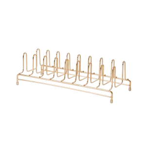 Rice: Metalen borden rek | Goud KISTA-8GOLD