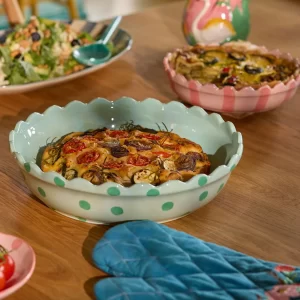 RICE: Grote ronde taartvorm / ovenschaal - Aardewerk | Mint  CEPIE-LDOMI