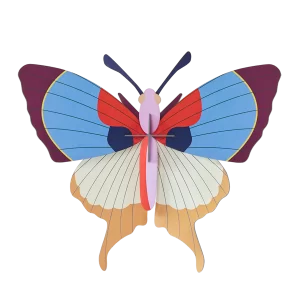 Studio ROOF: Plum Fringe Butterfly