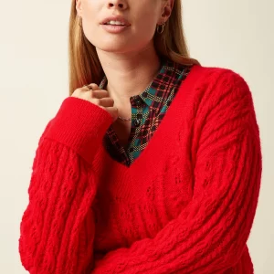 King Louie: Mauve V Top Leon | Fiery Red