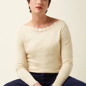 King Louie: Audrey Top Cocoon | Cream