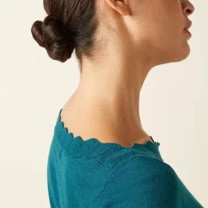 King Louie: Audrey Top Cocoon | Spruced Green.