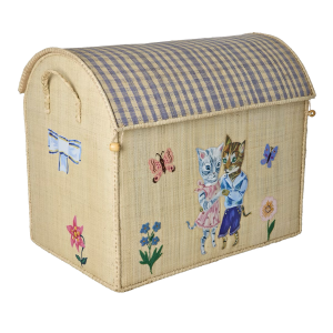 Rice: Groot raffia opberg huis - Nathalie Lété BSHOU-LNAT