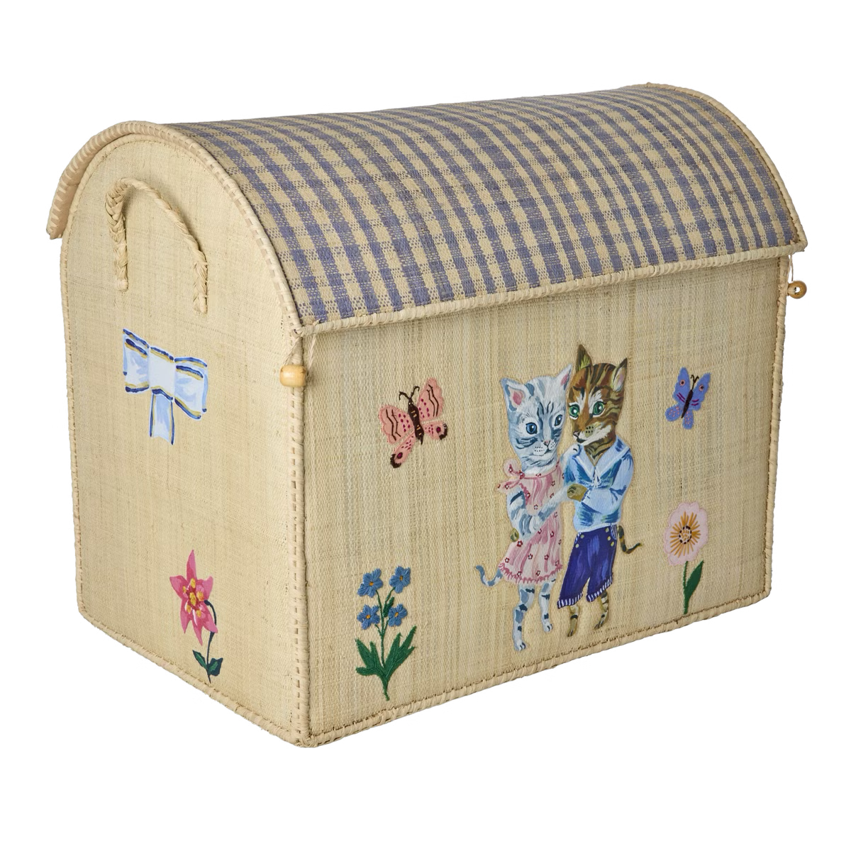 Rice: Groot raffia opberg huis - Nathalie Lété BSHOU-LNAT Rice: Groot raffia opberg huis - Nathalie Lété BSHOU-LNAT