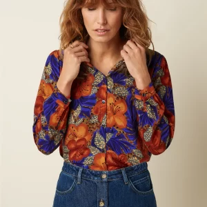 King Louie: Karen Blouse Maui | Summer Fig