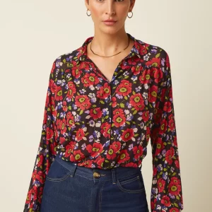 King Louie: Leila Blouse Baia | Black