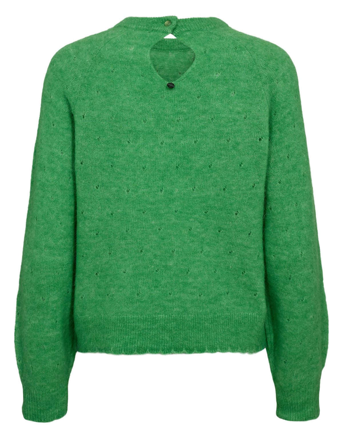Nümph: NURIETTO POINTELLE PULLOVER | VIBRANT GREEN Nümph: NURIETTO POINTELLE PULLOVER | VIBRANT GREEN