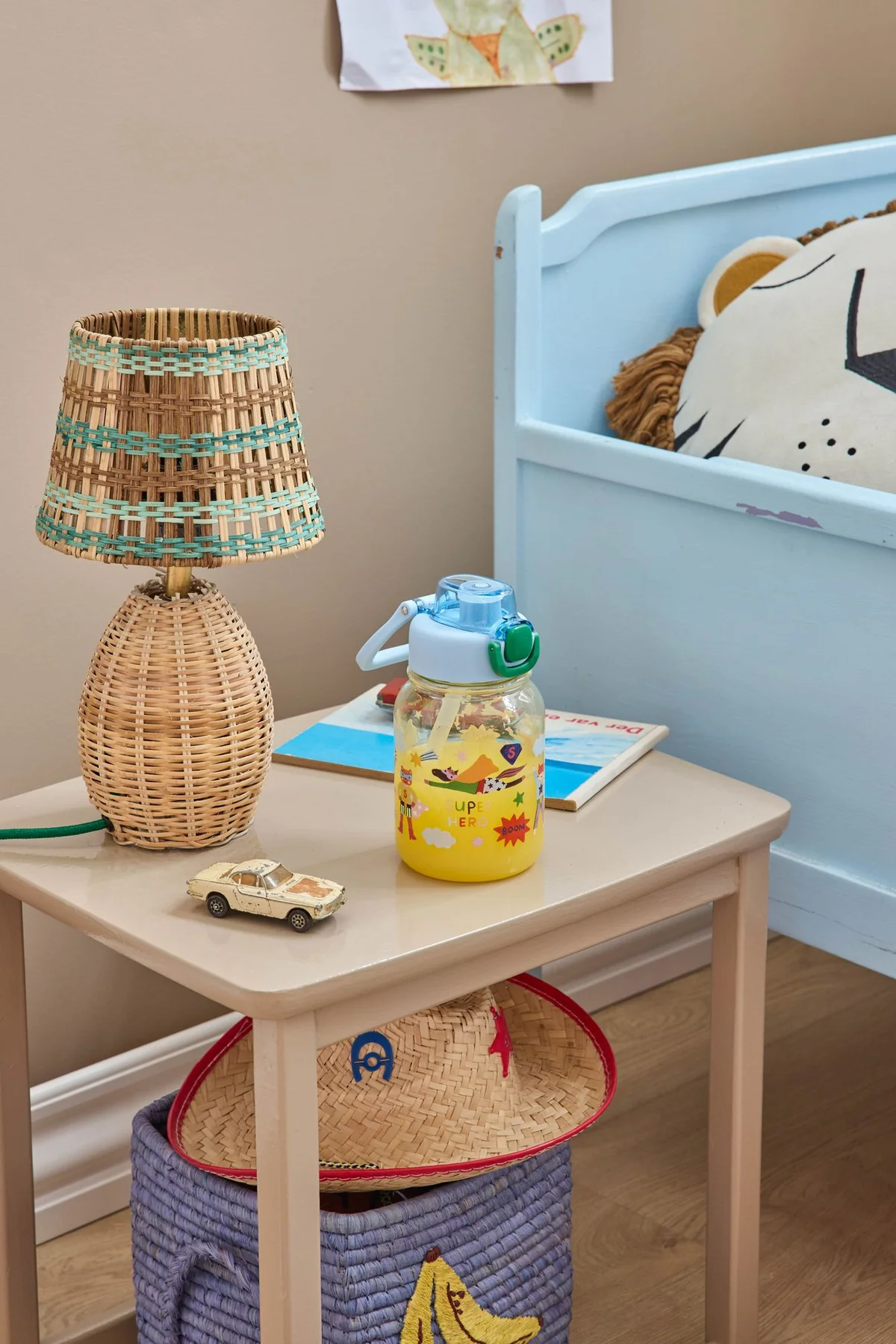 Rice: Drinkfles - Hero print | Blauw PLBOT-LHERO Rice: Drinkfles - Hero print | Blauw PLBOT-LHERO