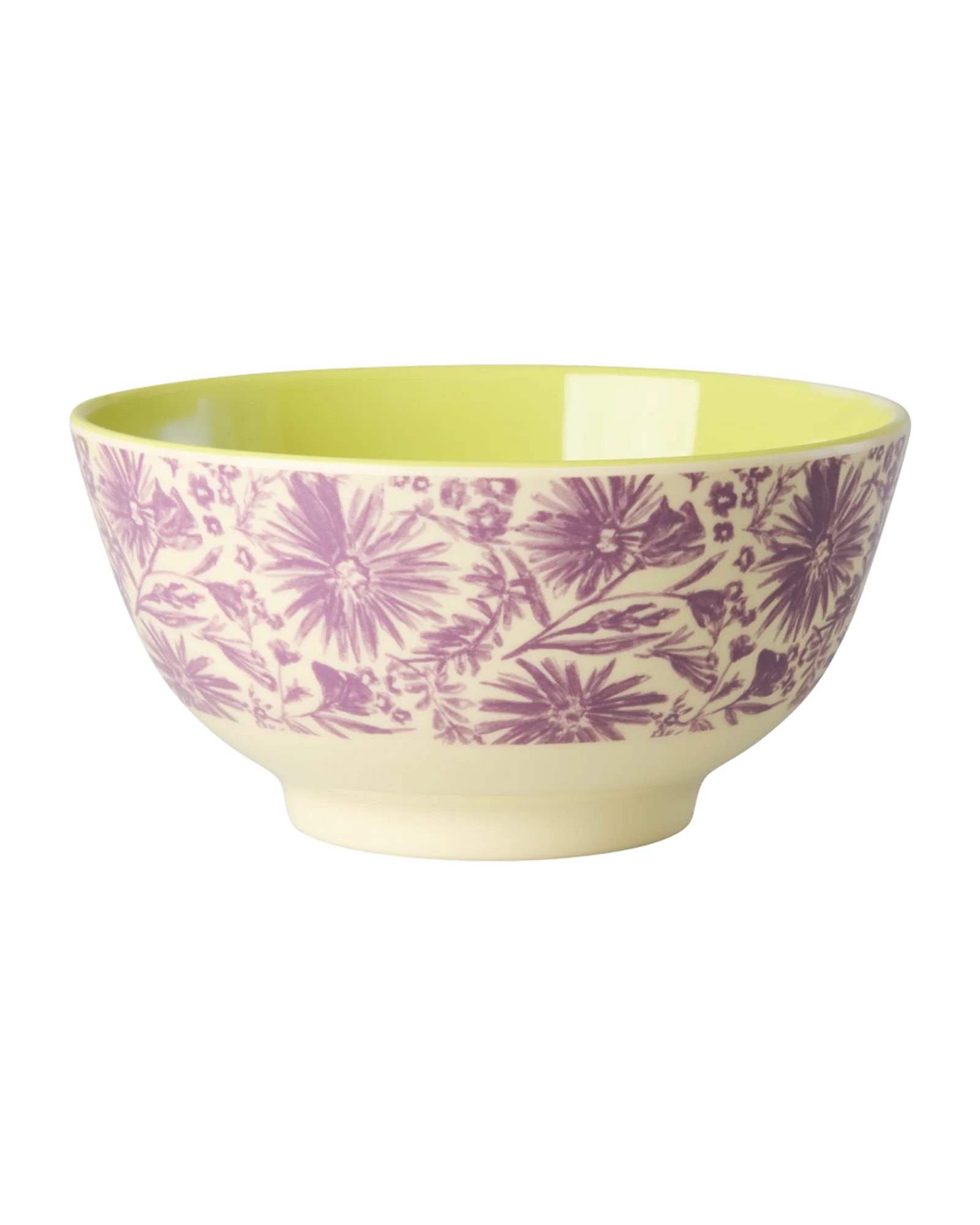 RICE: Medium melamine kom - Flower Press Print MELBW-FLPR RICE: Medium melamine kom - Flower Press Print MELBW-FLPR