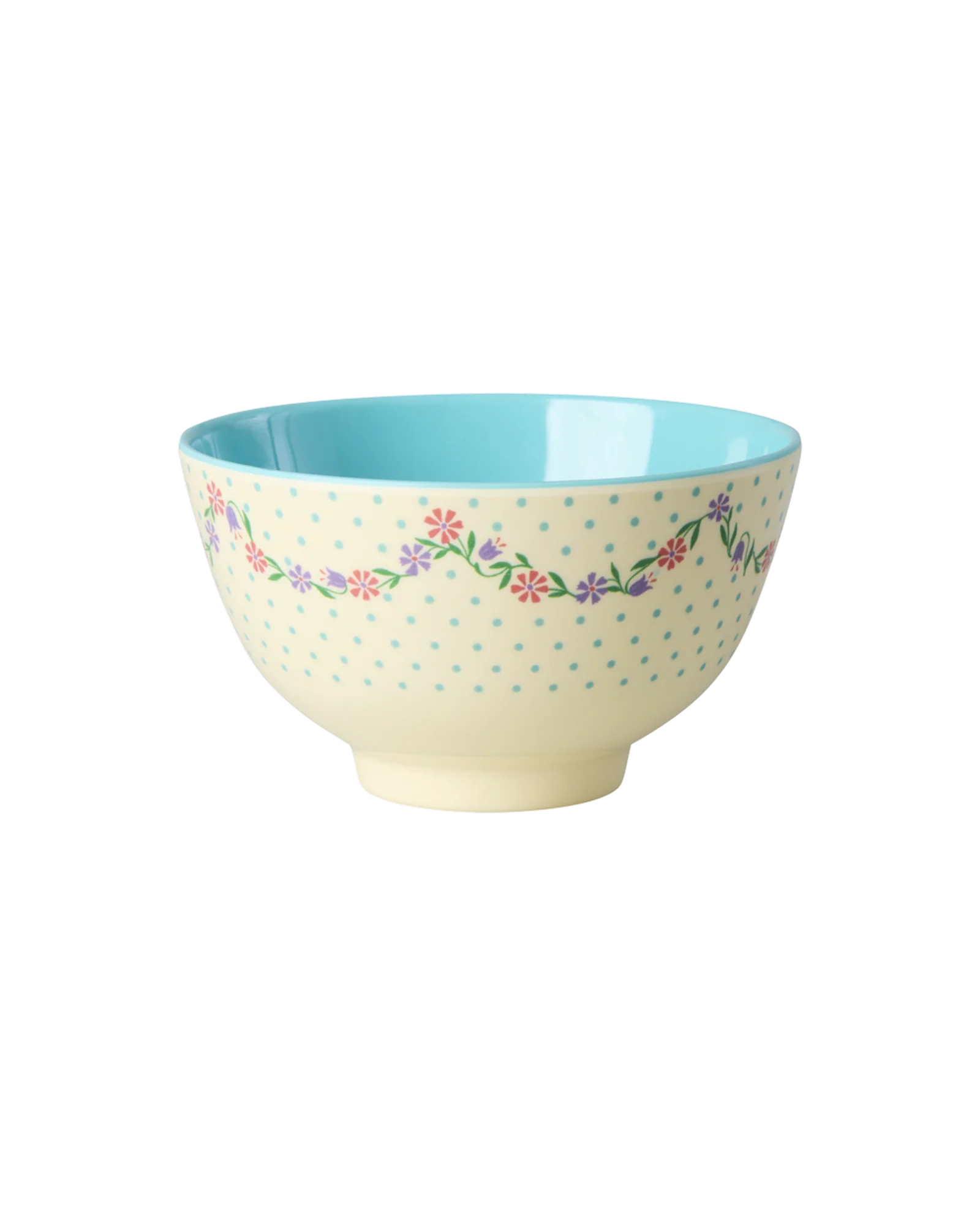 RICE: Kleine melamine kom | Dots and Flowers Print MELBW-SDOFL RICE: Kleine melamine kom | Dots and Flowers Print MELBW-SDOFL