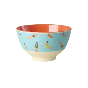 RICE: Kleine melamine kom | Retro Swimster Print MELBW-SRESW