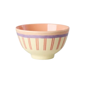 RICE: Kleine melamine kom | Stripey Love Print MELBW-SSTLO