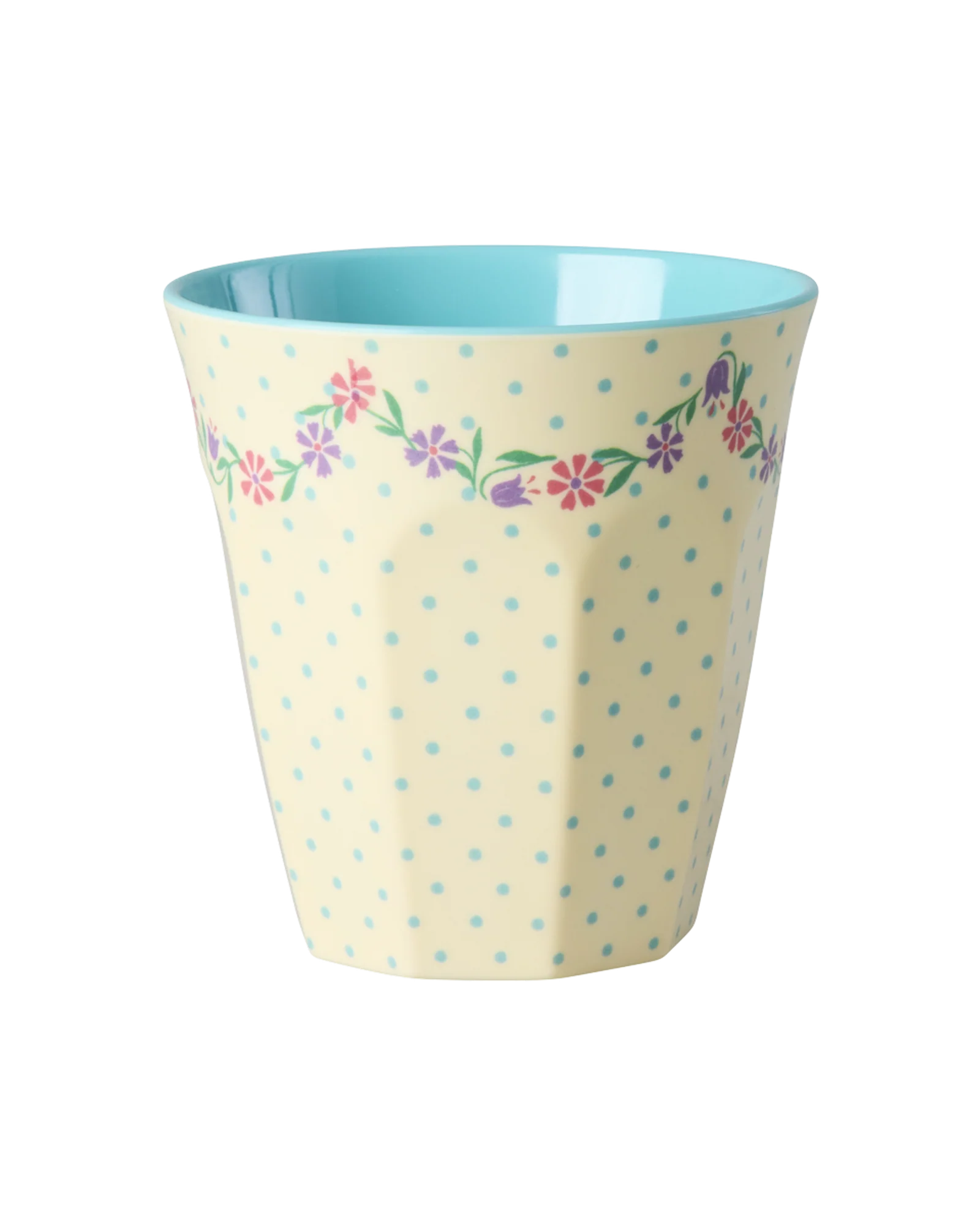 RICE: Medium melamine beker - Dots and Flowers Print MELCU-DOFL RICE: Medium melamine beker - Dots and Flowers Print MELCU-DOFL