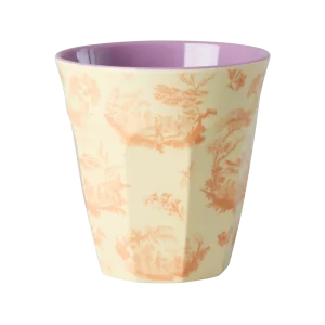RICE: Medium melamine beker - Toile de rice Print MELCU-TORI