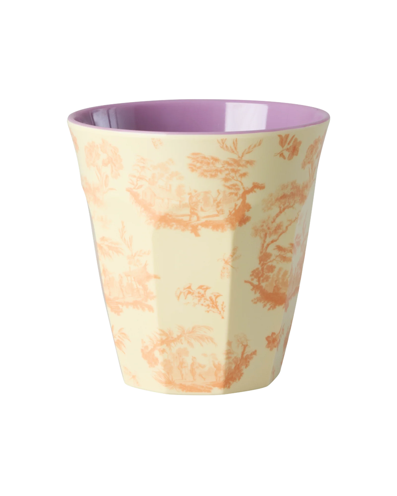 RICE: Medium melamine beker - Toile de rice Print MELCU-TORI RICE: Medium melamine beker - Toile de rice Print MELCU-TORI