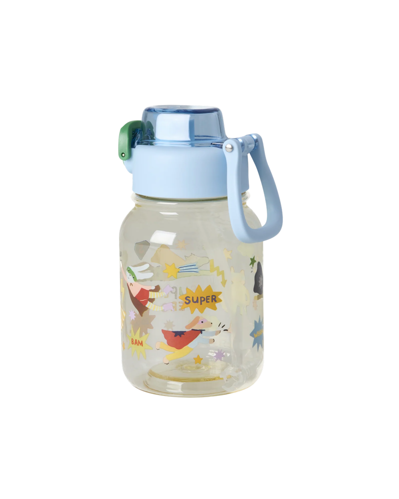 Rice: Drinkfles - Hero print | Blauw PLBOT-LHERO Rice: Drinkfles - Hero print | Blauw PLBOT-LHERO