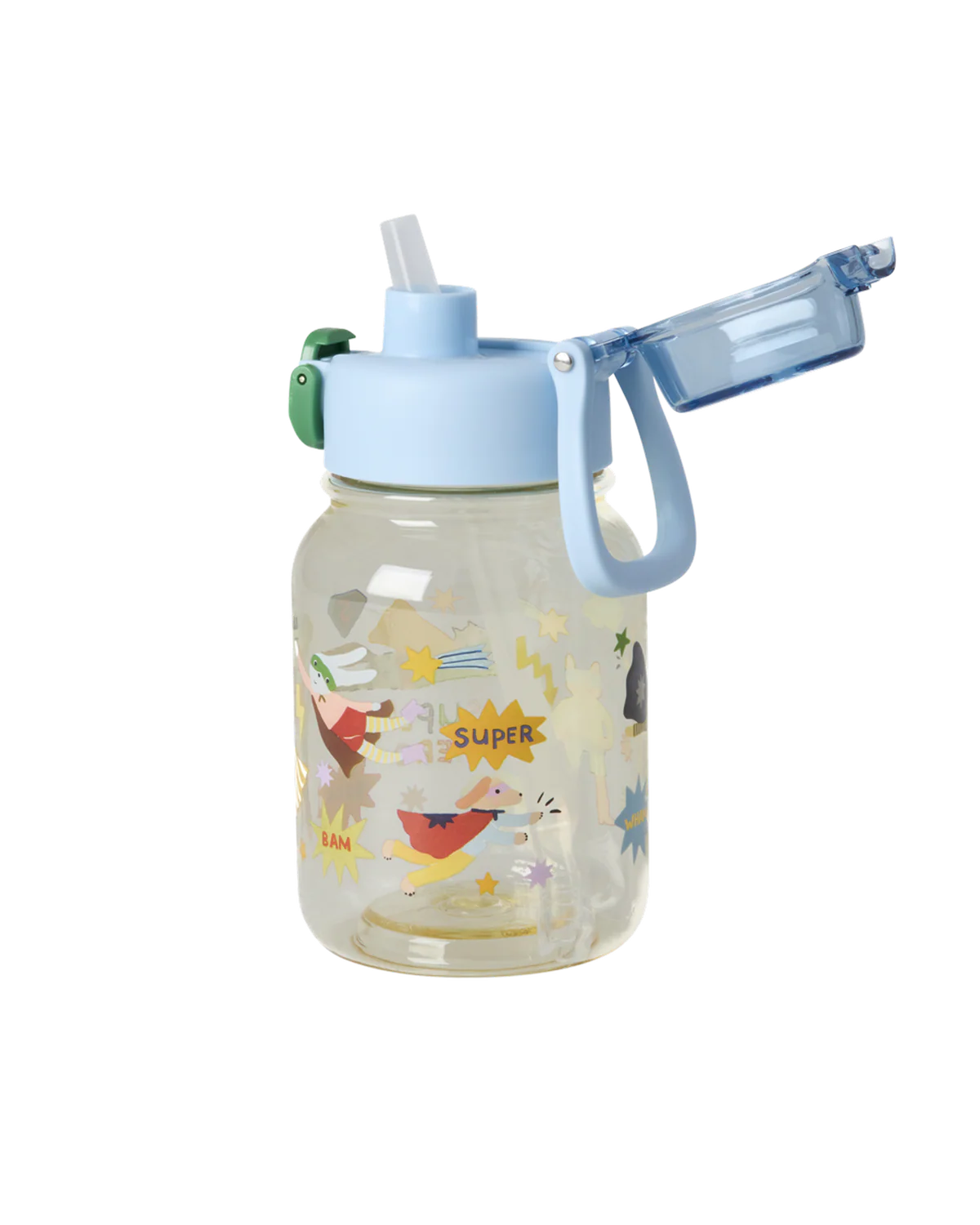 Rice: Drinkfles - Hero print | Blauw PLBOT-LHERO Rice: Drinkfles - Hero print | Blauw PLBOT-LHERO