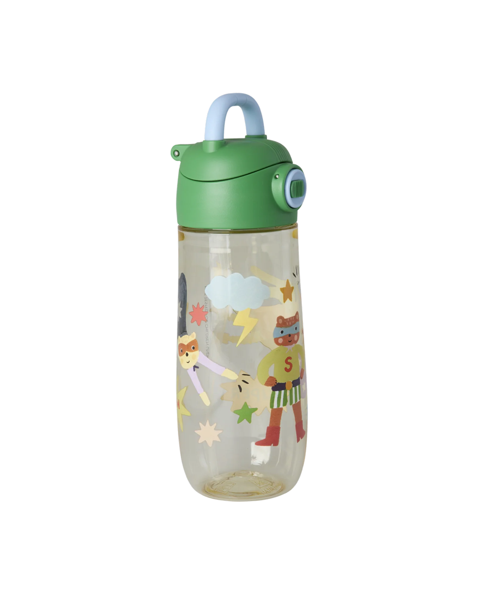 Rice: Drinkfles - Hero Print | Groen PLBOT-SHERO Rice: Drinkfles - Hero Print | Groen PLBOT-SHERO