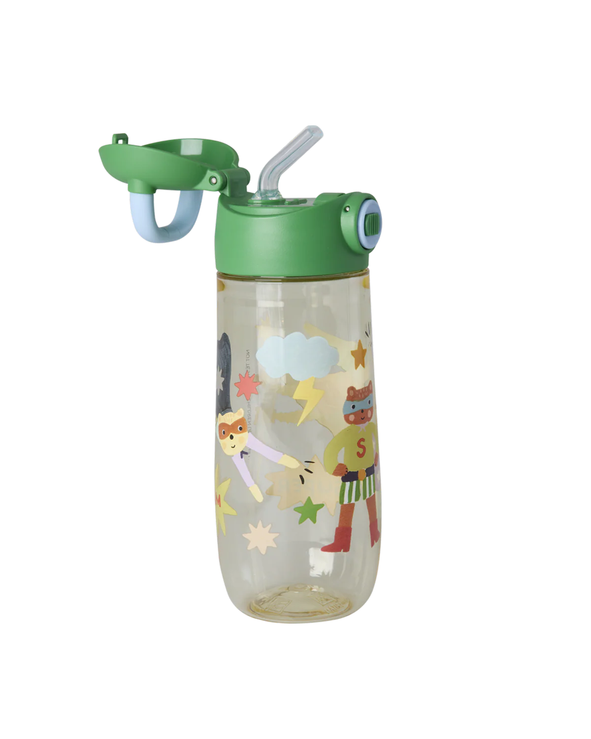 Rice: Drinkfles - Hero Print | Groen PLBOT-SHERO Rice: Drinkfles - Hero Print | Groen PLBOT-SHERO