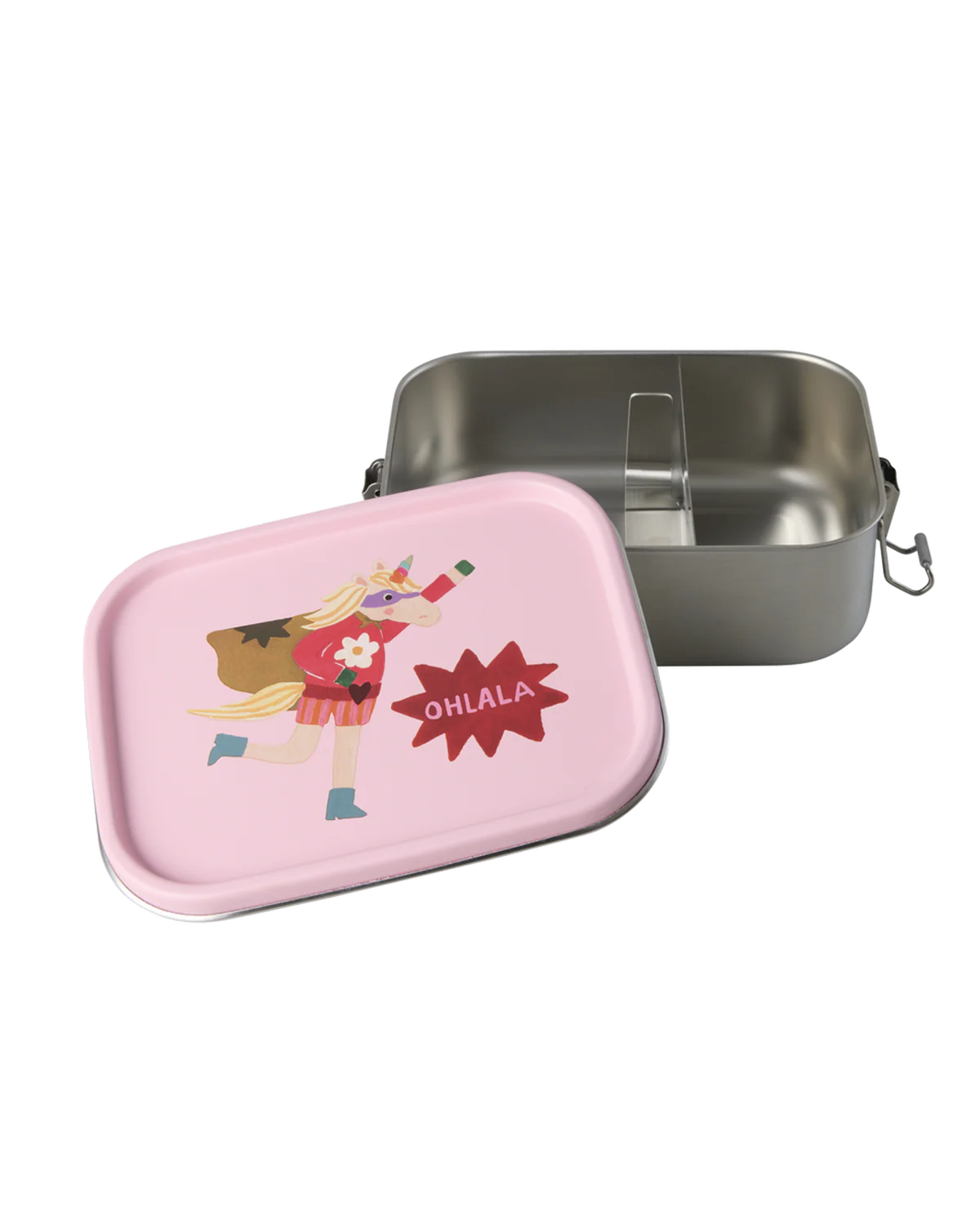 Rice: Roestvrijstalen Lunchbox | Hero Print | Roze STLUN-SHEROI Rice: Roestvrijstalen Lunchbox | Hero Print | Roze STLUN-SHEROI