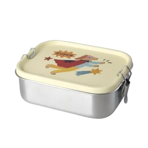 Rice: Roestvrijstalen Lunchbox | Hero Print | Crème STLUN-SHERO