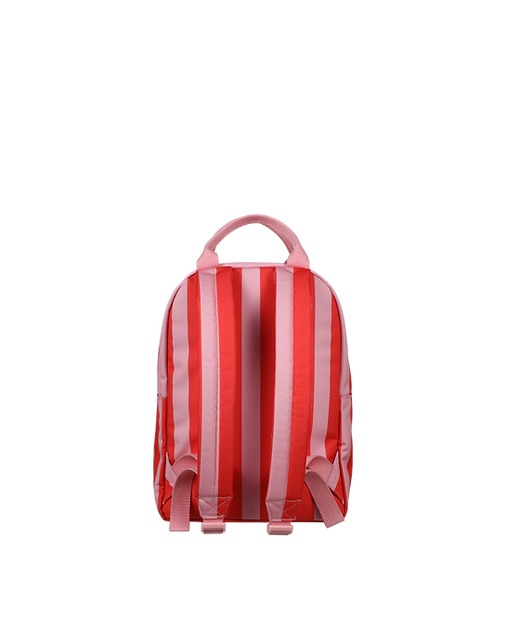 Ole: Backpack medium • stripe • poppy red + litchi Ole: Backpack medium • stripe • poppy red + litchi