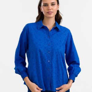 LaLamour: Amy Blouse | Broidery Blue