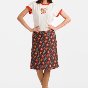 LaLamour: Esmee Skirt | Purple Poppy