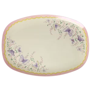 Rice: Rechthoekig Melamine Bord - Spread Your Wings Print MELPL-SYWI