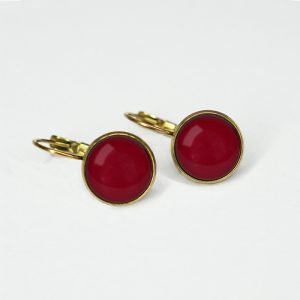 Urban Hippies: Dots Cherry Red Gold plated