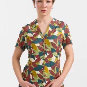 LaLamour: Iris Blouse Short Sleeve | Leave