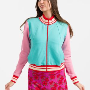 LaLamour: Lana Sweat Jacket | Turquoise