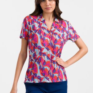 LaLamour: Lena Blouse Short Sleeve | Dragonfly Disco