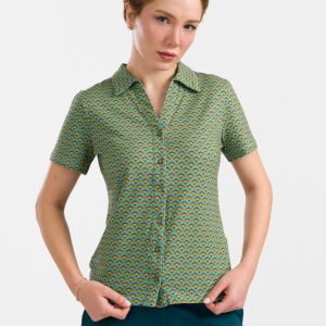 LaLamour: Lena Blouse Short Sleeve | Groovy