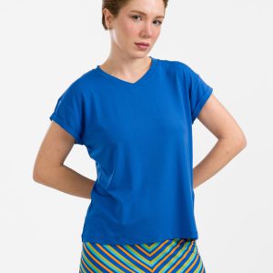LaLamour: Vera Top | Plain Blue