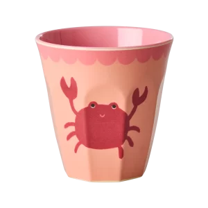 RICE: Medium melamine beker - Crab Print MELCU-CRAB