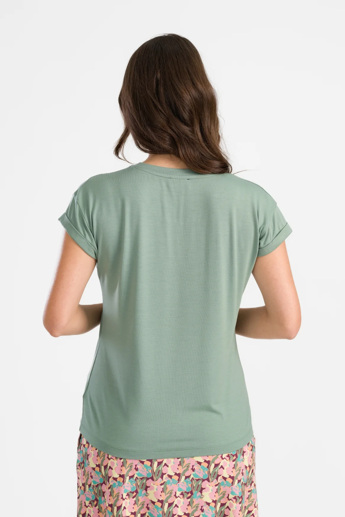 LaLamour: Vera Top | Plain Shale Green LaLamour: Vera Top | Plain Shale Green