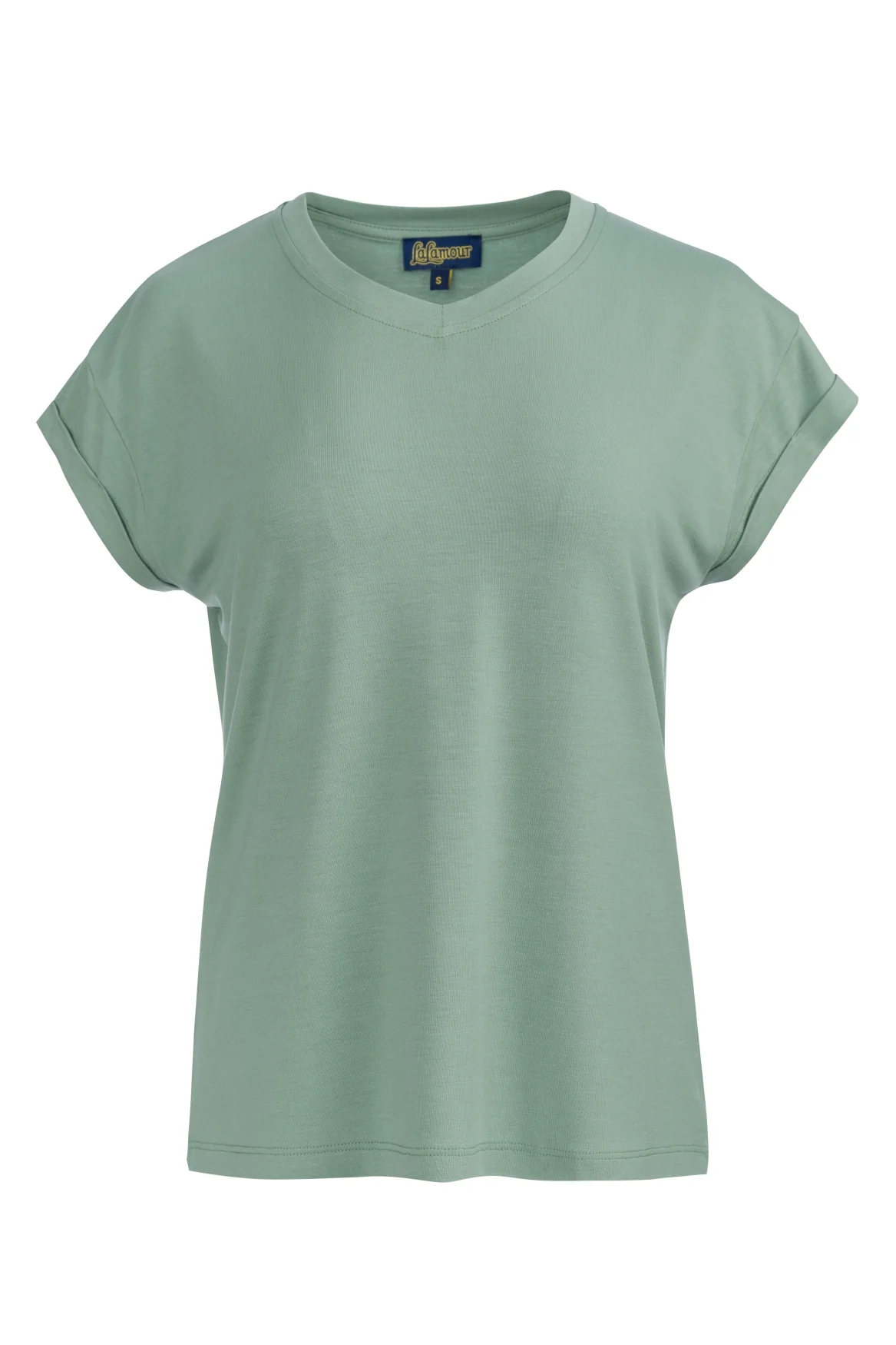 LaLamour: Vera Top | Plain Shale Green LaLamour: Vera Top | Plain Shale Green