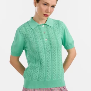 LaLamour: Knitwear top Romy | Turquoise