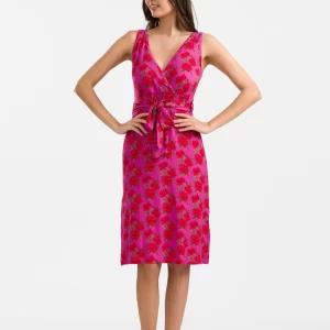 LaLamour: Milly Jurk | Fuchsia Flowers
