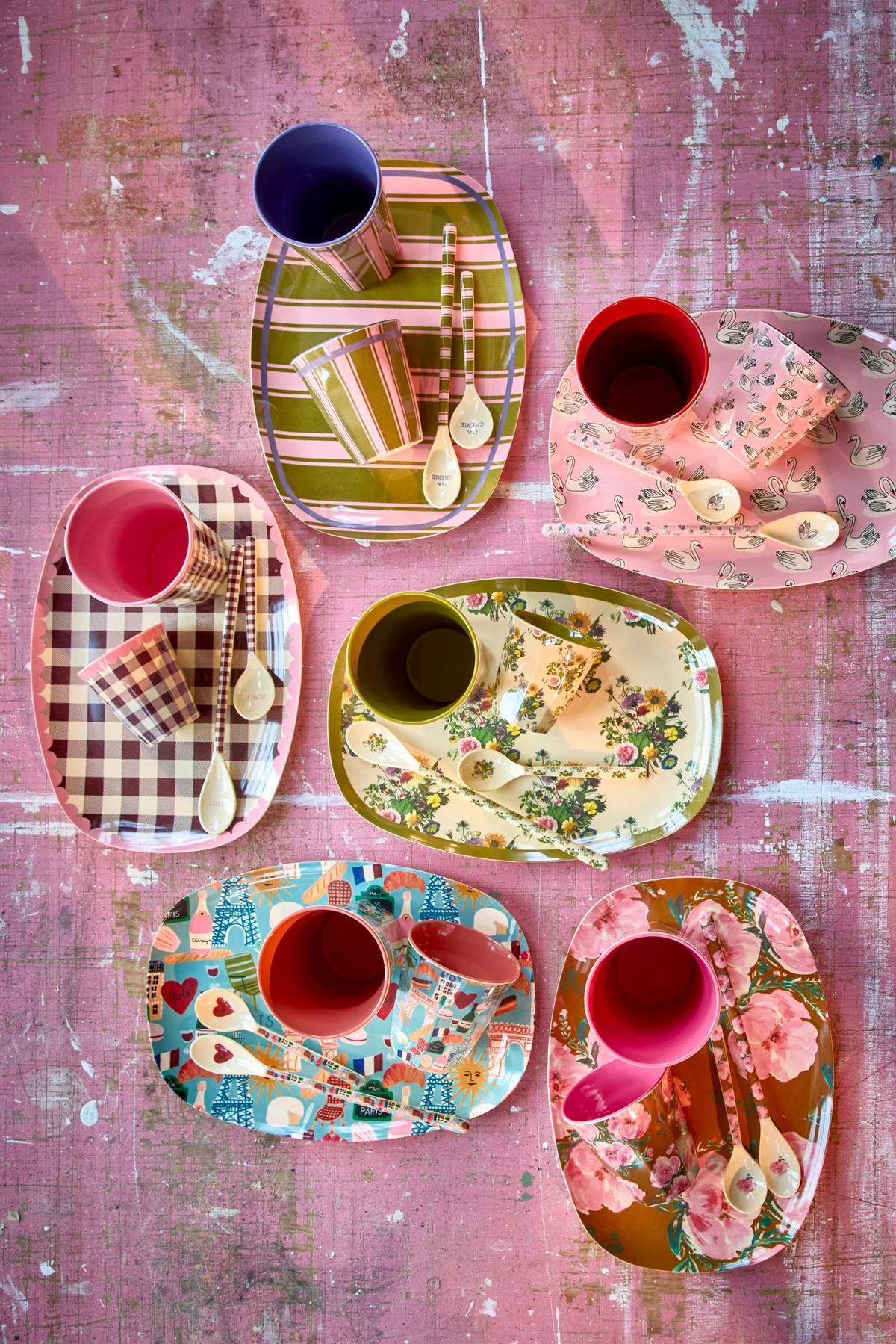 Rice: Grote melamine beker - Paris Mon Amour Print MELCU-LPAMOA Rice: Grote melamine beker - Paris Mon Amour Print MELCU-LPAMOA