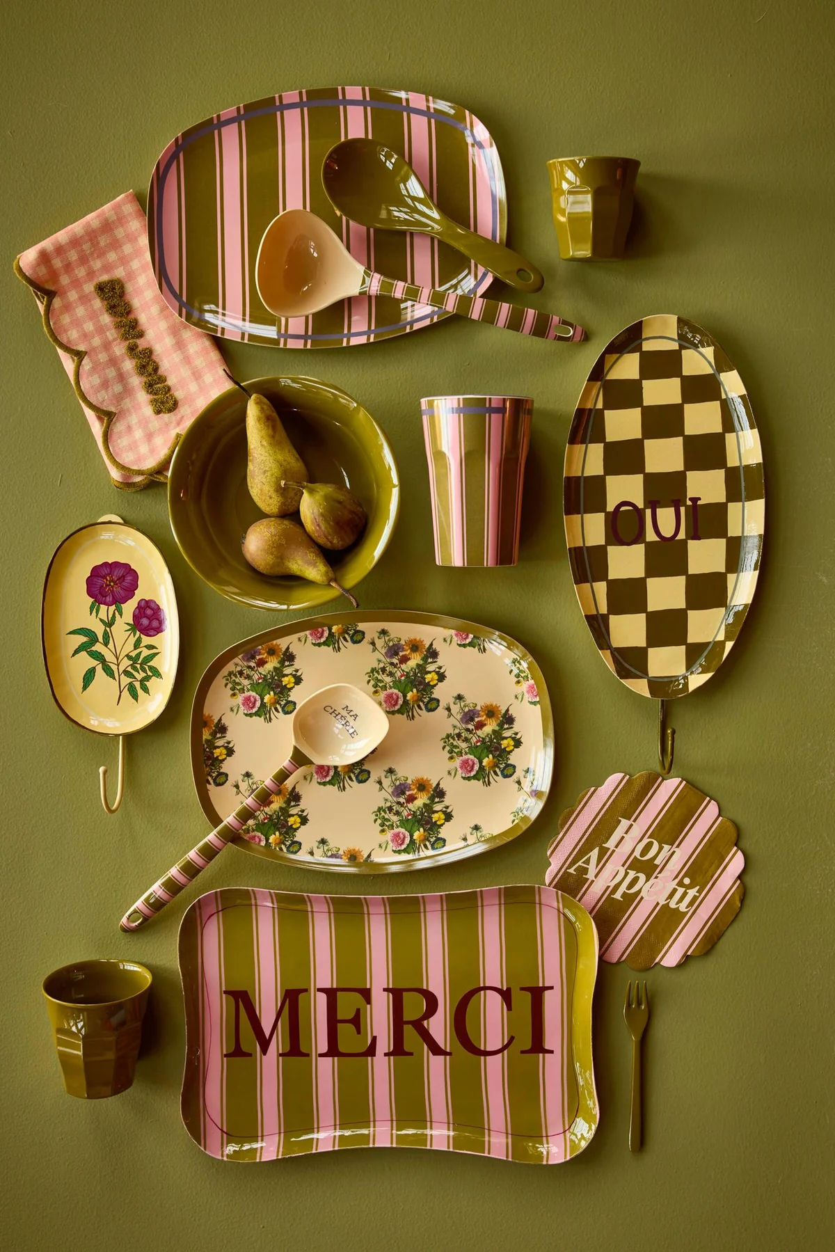 Rice: Rechthoekig Melamine Bord - Stripe Delight Print MELPL-STRID Rice: Rechthoekig Melamine Bord - Stripe Delight Print MELPL-STRID