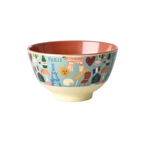 RICE: Kleine melamine kom | Paris Mon Amour print MELBW-SREBOU