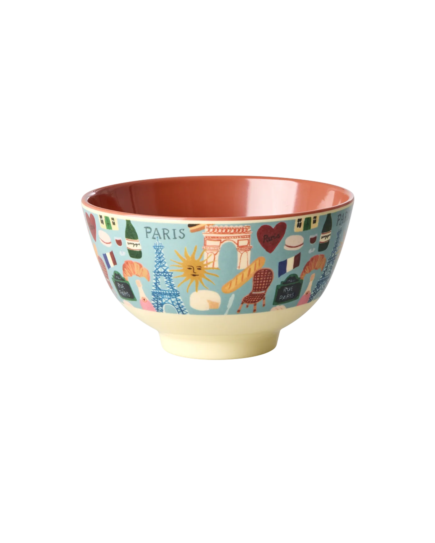 RICE: Kleine melamine kom | Paris Mon Amour print MELBW-SREBOU RICE: Kleine melamine kom | Paris Mon Amour print MELBW-SREBOU