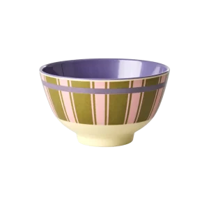 RICE: Kleine melamine kom | Stripe Delight print MELBW-SSTRID