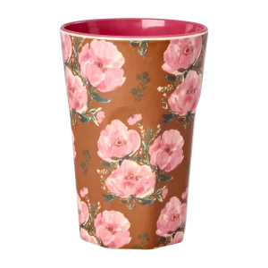 Rice: Grote melamine beker - Floral Fiesta Rose Print MELCU-LFLOFIE